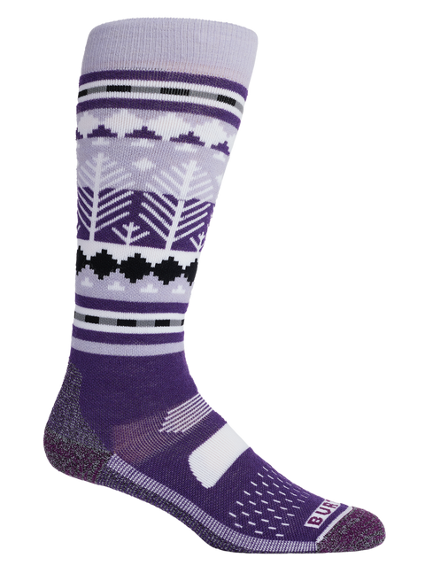 Burton Women's Performance Midweight Snowboard Socks 2024 (Gray Heather S/M Only!)