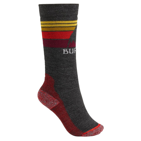 Burton Kids' Emblem Midweight Snowboard Sock (Multiple Color Options)