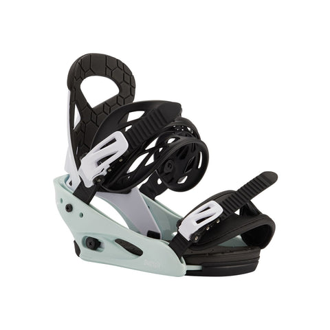 Burton Smalls Re:Flex Snowboard Bindings 2024 (Neo-Mint/White Only!)
