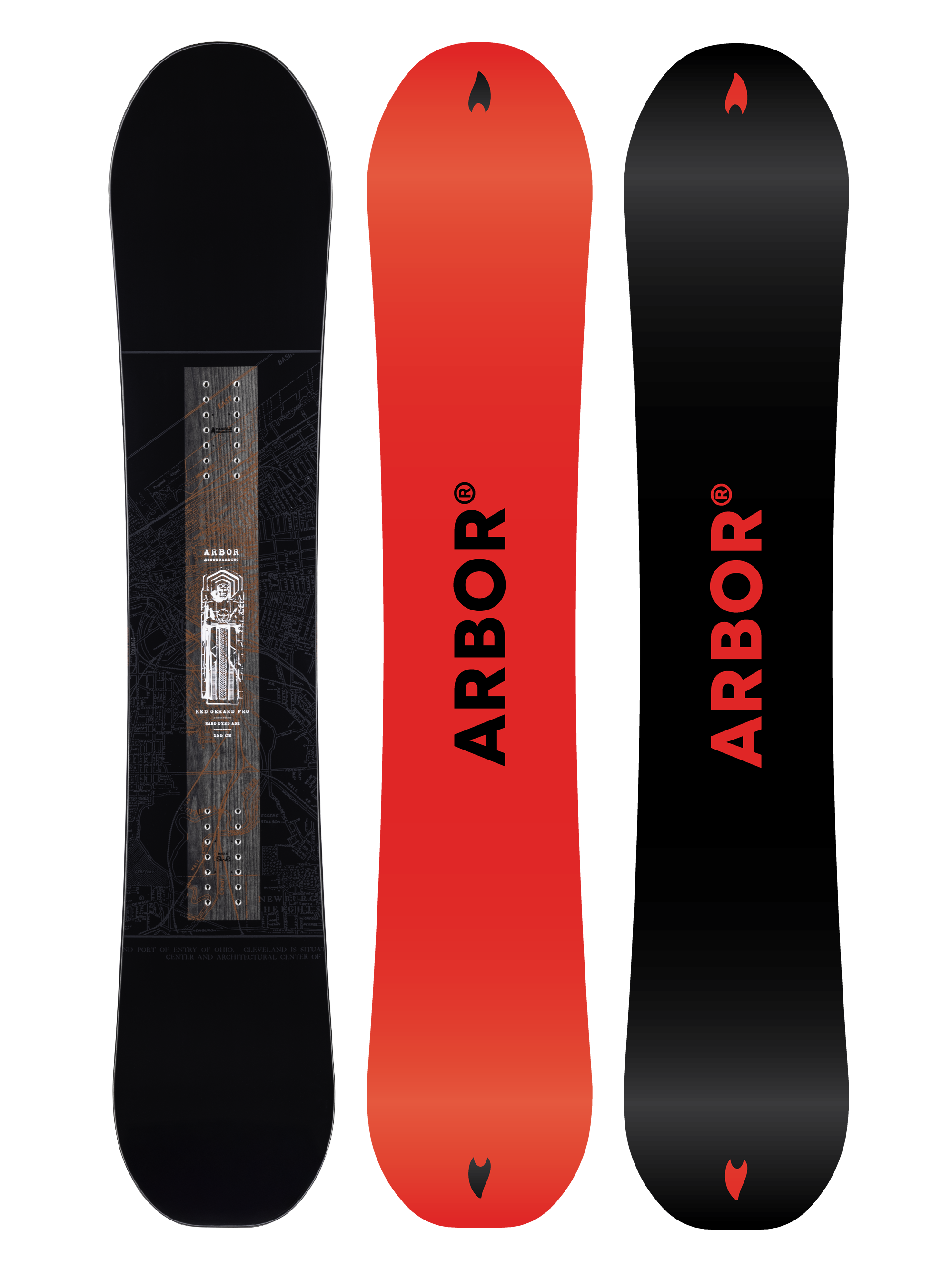 Arbor Red Gerard Pro Snowboard 2027 – Darkside Snowboards