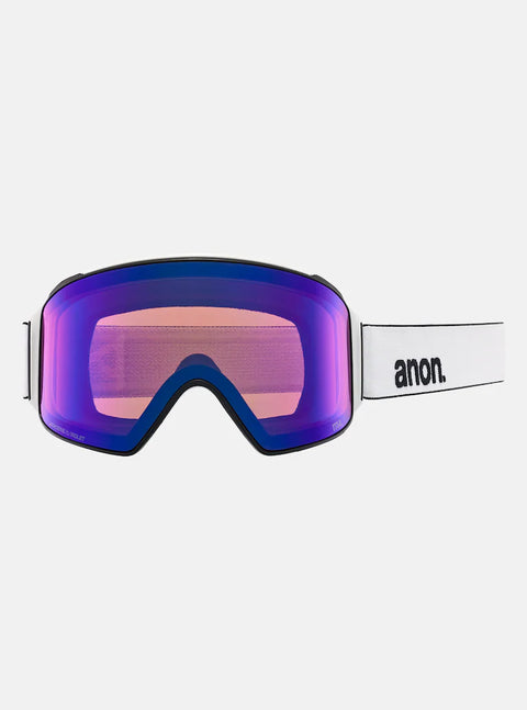 Anon M4 Cylindrical Low Bridge Fit Goggles + Bonus Lens + MFI Face Mask