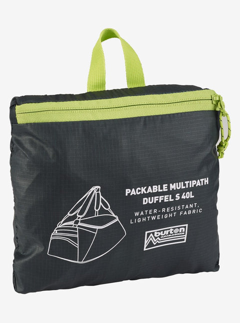 Burton MultiPath Duffle 40L Packable Dark Slate Ripstop - 2020