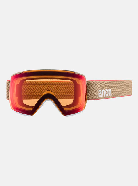 Anon M5S Low Bridge Fit Goggles + Bonus Lens + MFI Mask (Multiple Color Options)