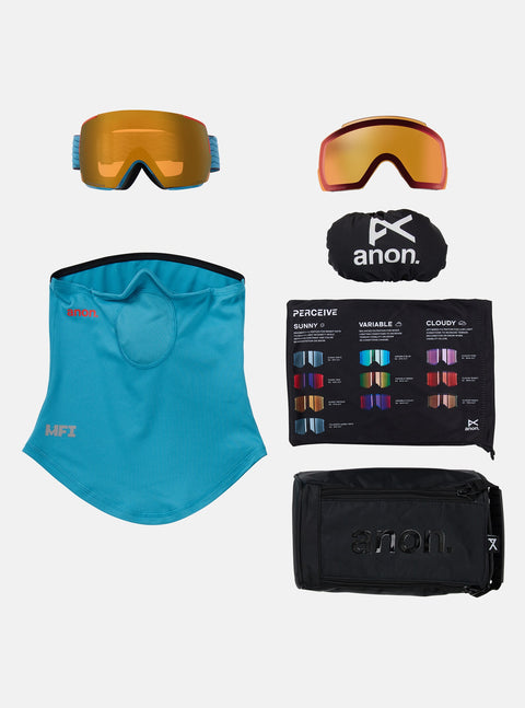 Anon M5S Goggles + Bonus Lens + MFI Mask (Multiple Color Options)