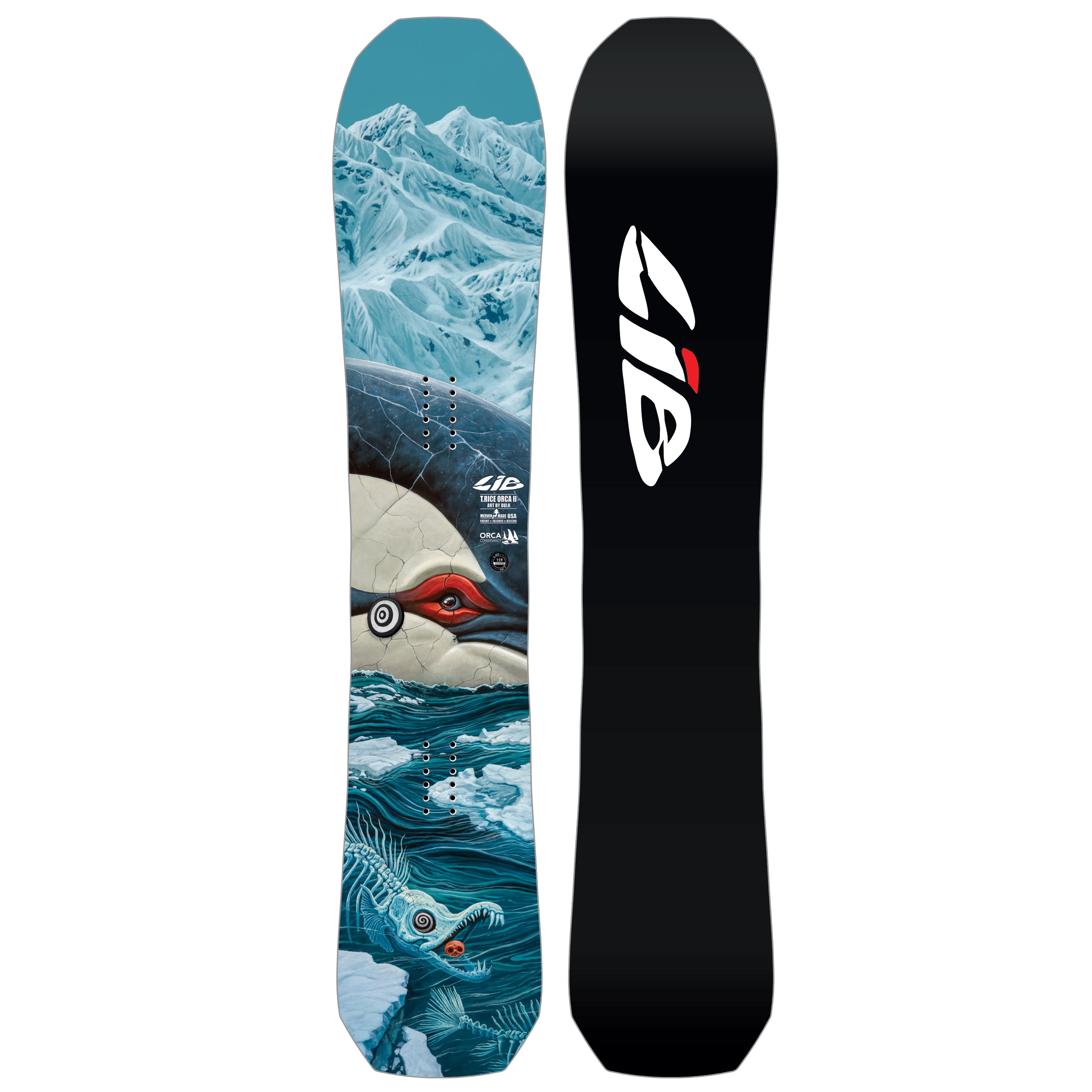 burton lib tech snowboard Skate Banana BTX 2012 w/ Scribe Snowboard Bi jibs and floats effortlessly in powder Burton Snowboard Custom - black