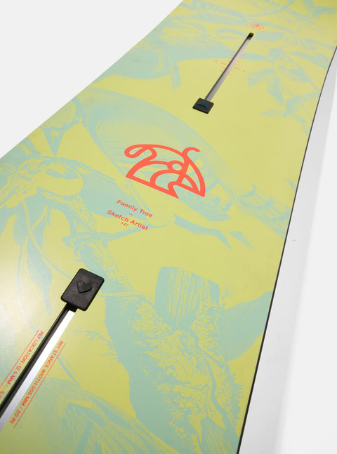 Burton Family Tree Sketch Artist Snowboard 2026