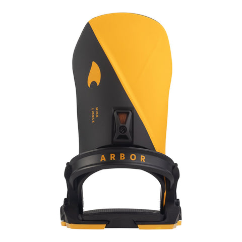Arbor Hemlock Snowboard Bindings 2025 (Black S and Black/Candle L Only!)