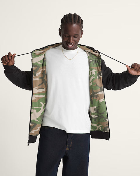 Vans Men's Dover Thermal Lined Full Zip Hoodie