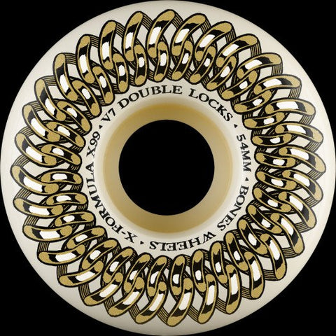 Bones XF Double Lock V7 X-Formula 99a Skateboard Wheels (Multiple Size Options)