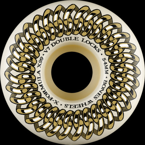 Bones X-Formula Double Lock V7 99a Skateboard Wheels (Multiple Size Options)
