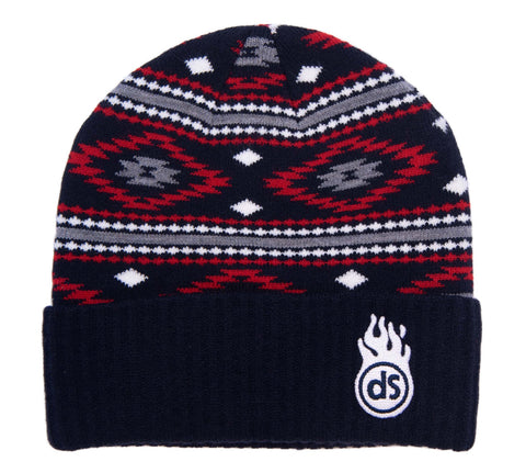 Darkside OG Flame Aztec Beanie (Multiple Color Options)