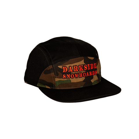 Darkside Boneyard Army 7 Panel Strapback Hat (Multiple Color Options)