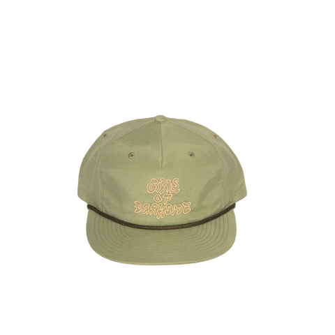 Girls of Darkside Deb Font Rope Snapback Hat (Multiple Color Options)