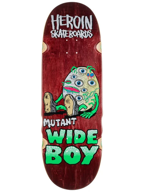 Heroin Mutant Wide Boy Skateboard Deck