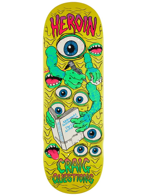 Heroin CQ Mutate Or Die Skateboard Deck