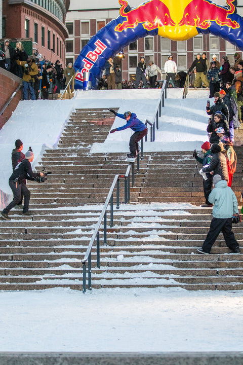Record Crowds Make East Coast Snowboarding History in Downtown Boston