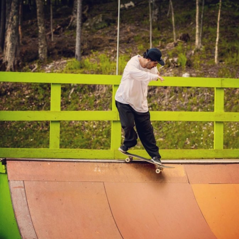 Skateboarding
