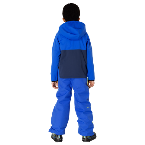 Kids Brighton Bonded Fleece Jacket - Vivid Blue/Sea Blue