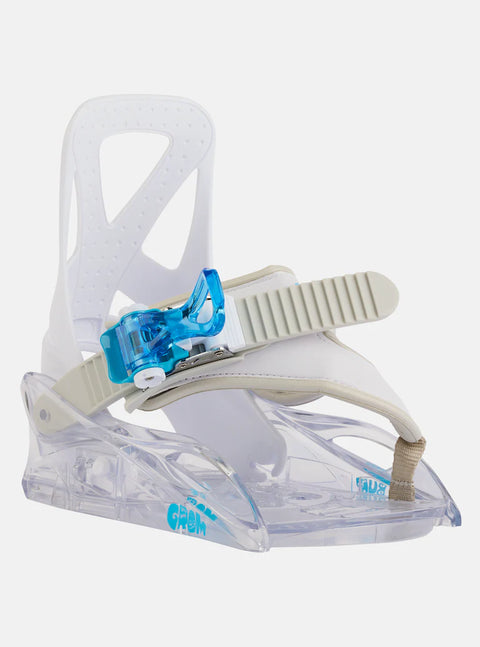 Burton Kids' Grom Disc Snowboard Bindings 2024 (Multiple Color Options)