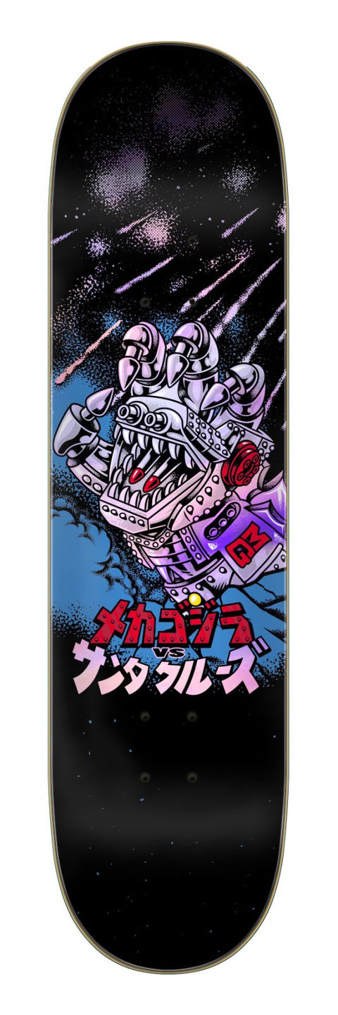 Santa Cruz Godzilla Mecha Hand Skateboard Deck