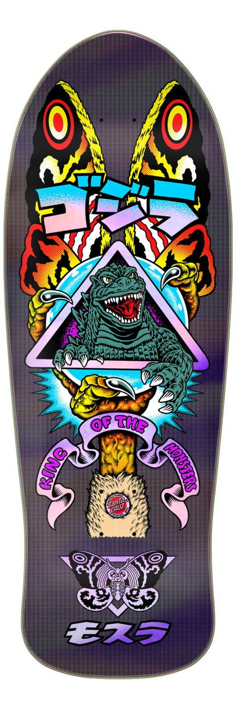 Santa Cruz Godzilla Mothra Natas Skateboard Deck
