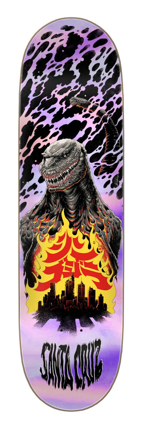 Santa Cruz Godzilla Shin Knox Firepit Skateboard Deck