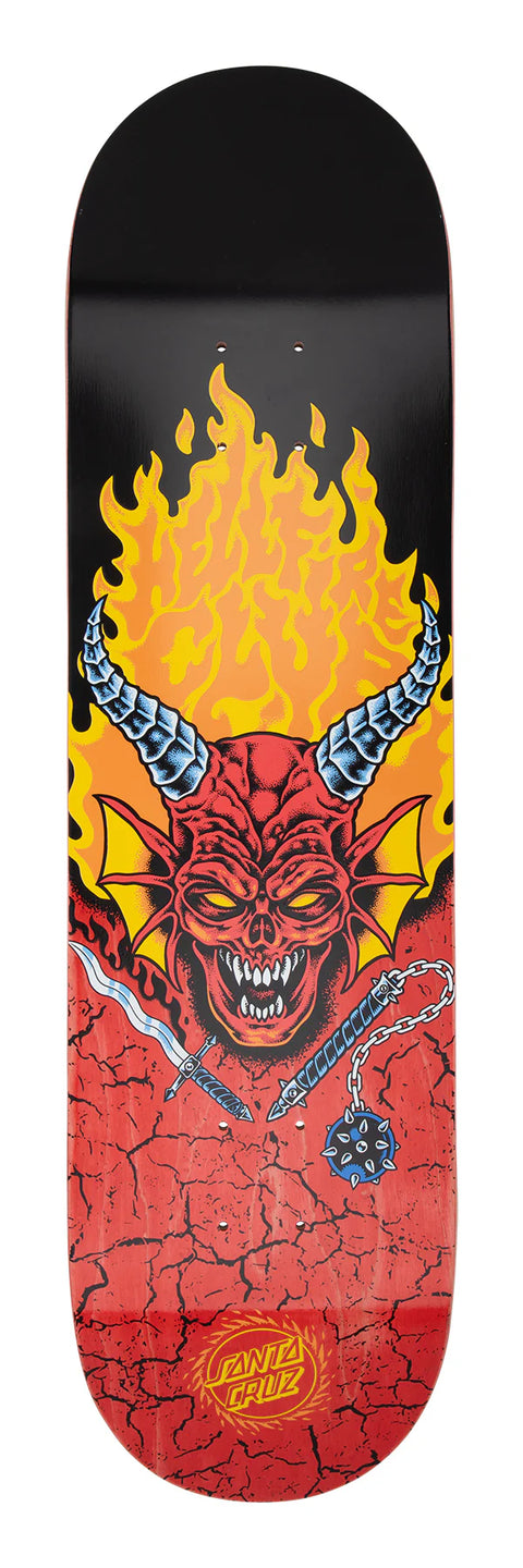 Santa Cruz x Stranger Things Hellfire Club Skateboard Deck