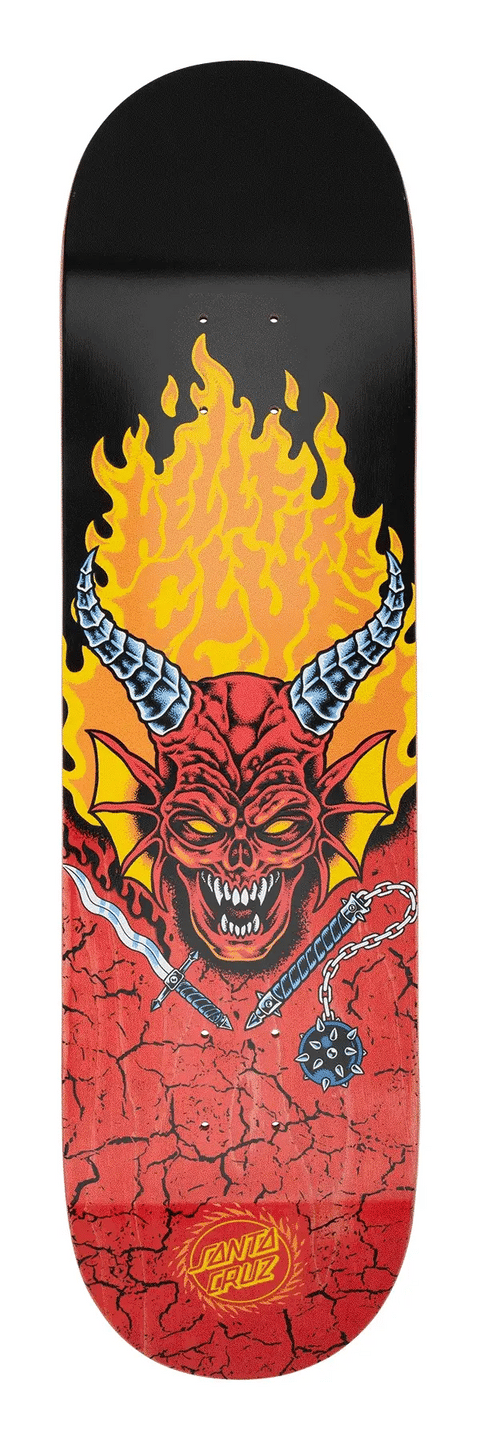 Santa Cruz x Stranger Things Hellfire Club Skateboard Deck