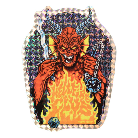 Santa Cruz x Stranger Things Knox Hellfire Pit Skateboard Deck