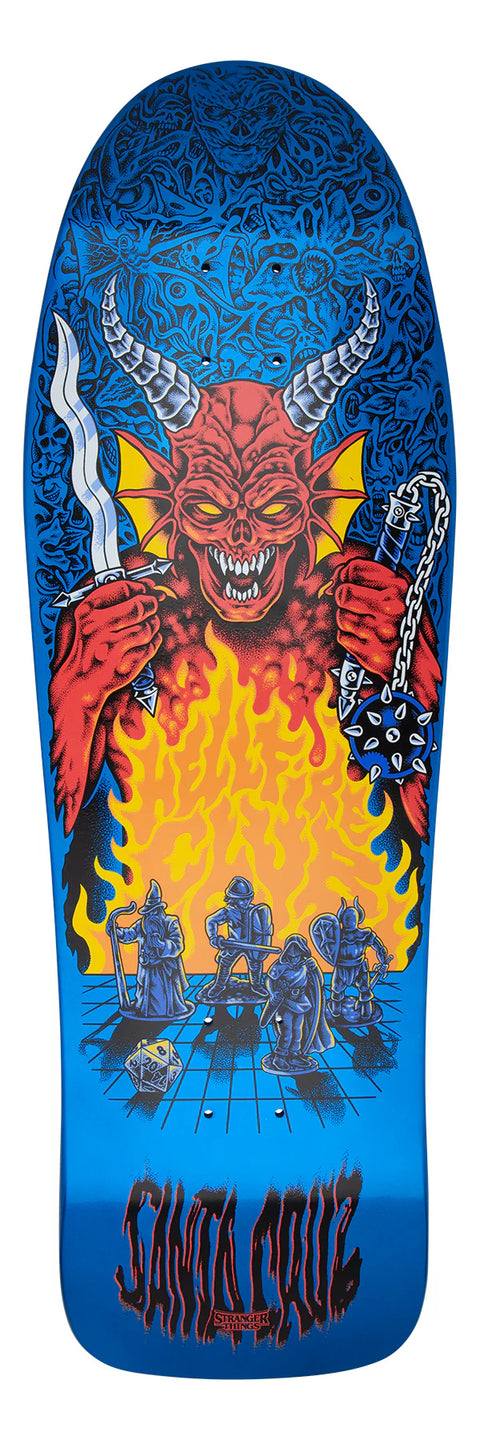 Santa Cruz x Stranger Things Knox Hellfire Pit Skateboard Deck