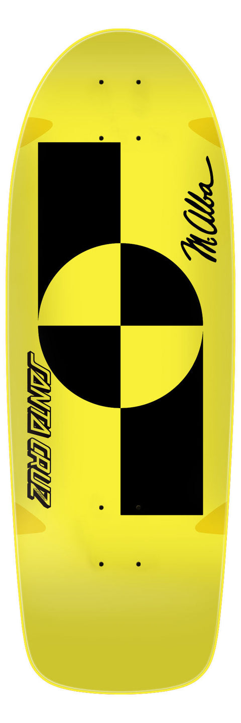 Santa Cruz Malba Crash Test Reissue Skateboard Deck