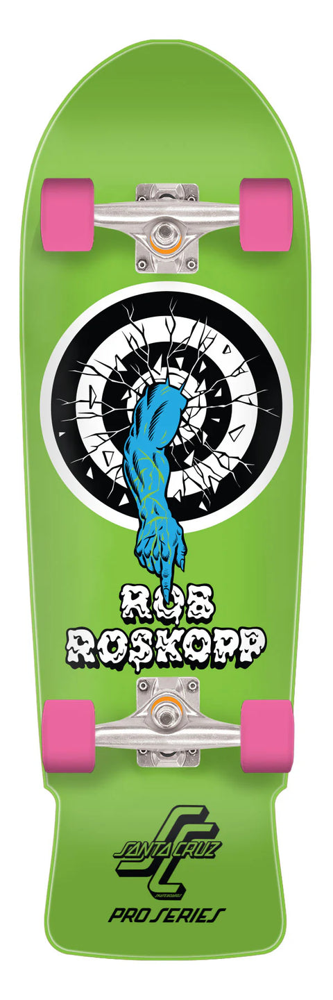 Santa Cruz Roskopp One Shaped Cruiser Complete Skateboard