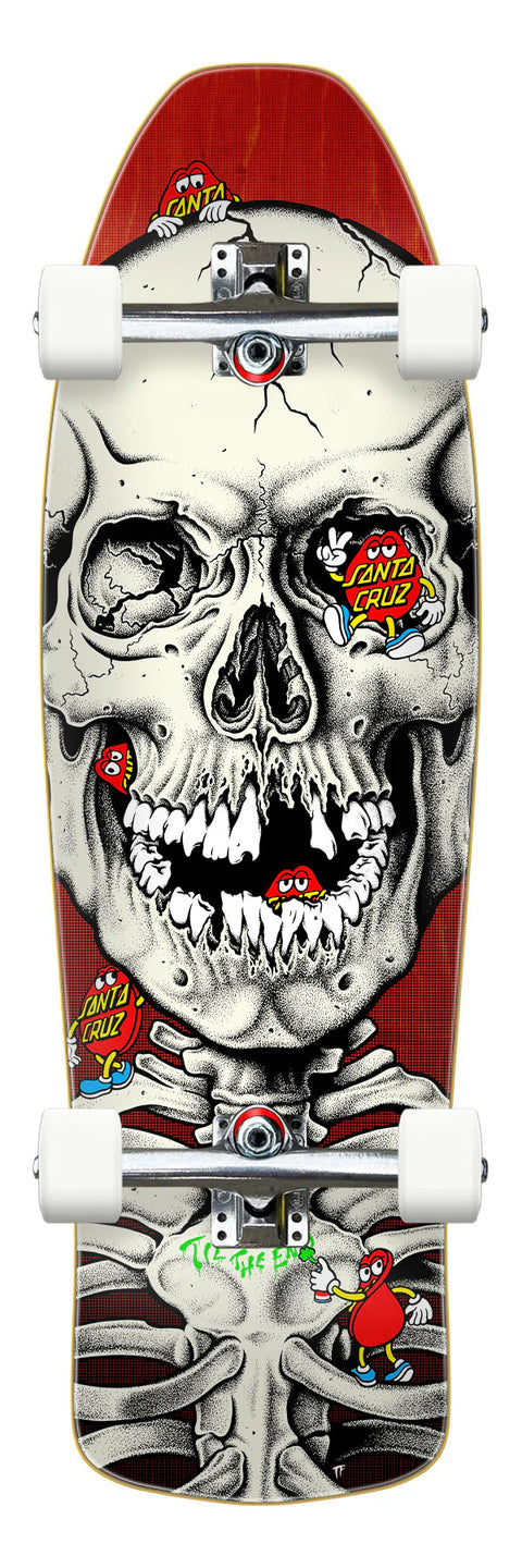 Santa Cruz Dot Dudes Shaped Cruiser Complete Skateboard