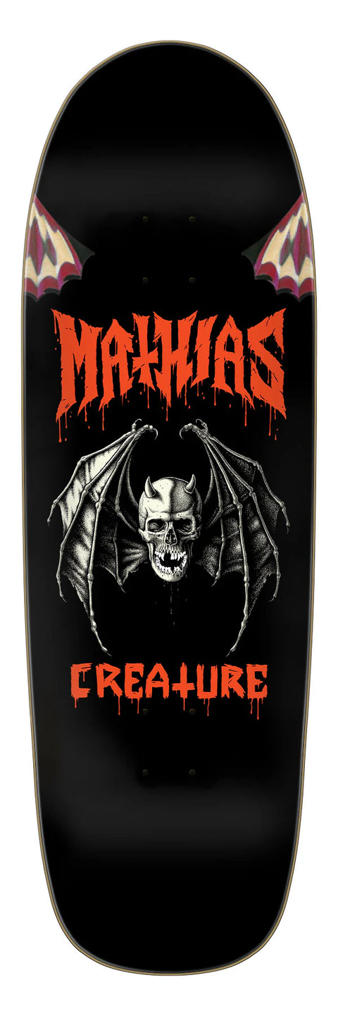 Creature Torres Skull Bat Pro Shaped Skateboard Deck