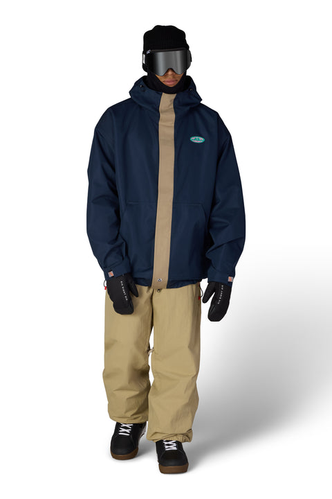 686 Men's 1994 Liberty Jacket in navy blue with small chest logo patch