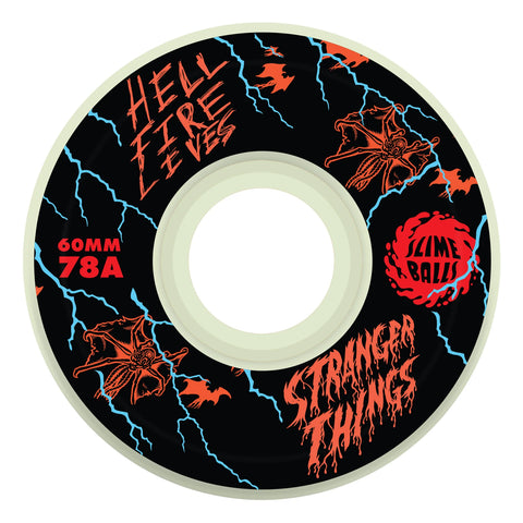 Slime Balls x Stranger Things Meek Slasher Eddie GITD OG Slime 78a Skateboard Wheels