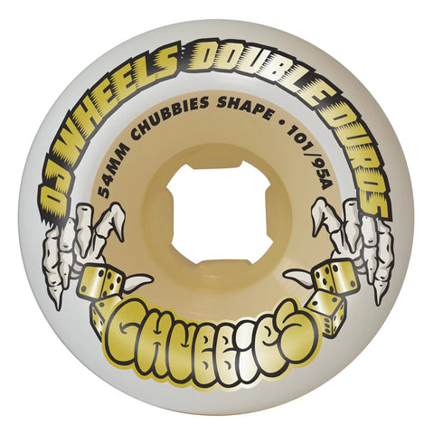 OJ Wheels Double Duro Chubbies 101a/95a Skateboard Wheels