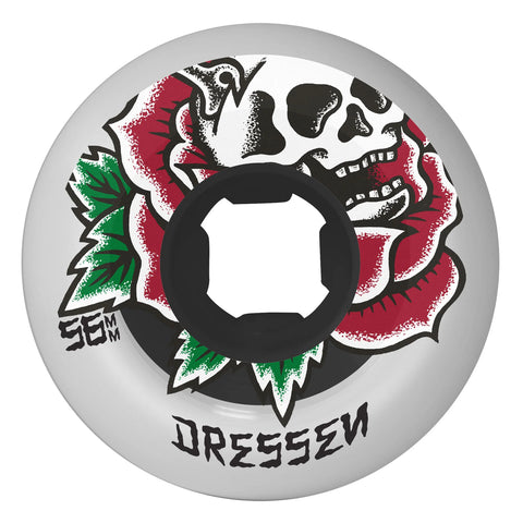 OJ Wheels Eric Dressen Rose Skull Double Duro Chubbies Skateboard Wheels