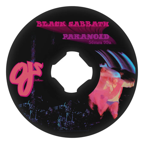 OJ Wheels Black Sabbath Paranoid Chubbies 99a Skateboard Wheels