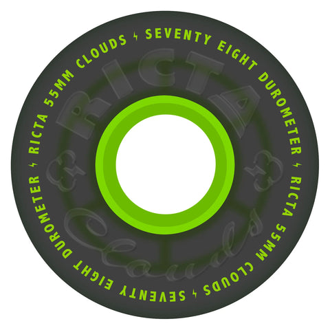 Ricta Clouds Transparent 78a Skateboard Wheels (Multiple Size/Color Options)