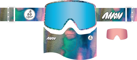 Anon M6 Goggles + Bonus Lens + MFI Face Mask 2027 (Lucas Beaufort Colorway)