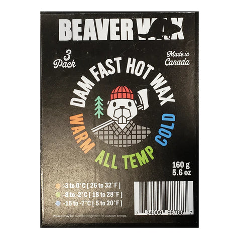 Beaver Wax The Classics 3 Pack Wax - 150g (3 50g bars)