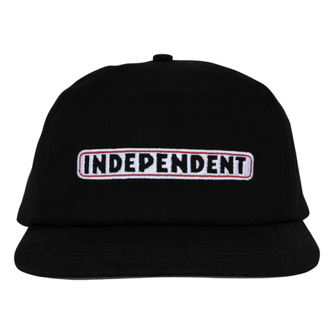 Independent Bar Logo Snapback Hat (Multiple Color Options)