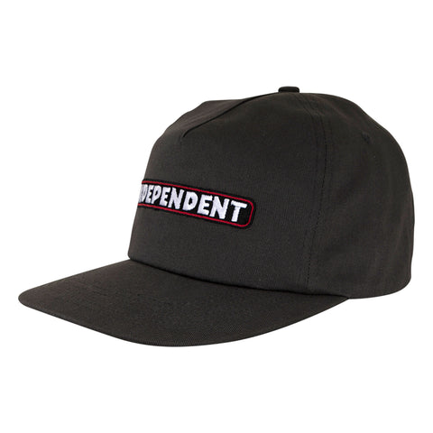 Independent Bar Logo Snapback Hat (Multiple Color Options)