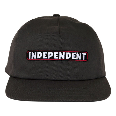 Independent Bar Logo Snapback Hat (Multiple Color Options)