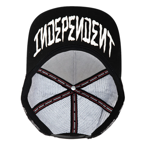 Independent Dressen Skull Rose Structured Snapback Hat