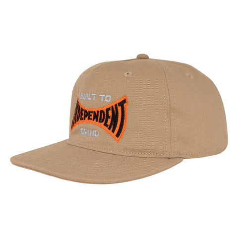 Independent Built to Grind Span Unstructured Snapback Hat (Multiple Color Options)