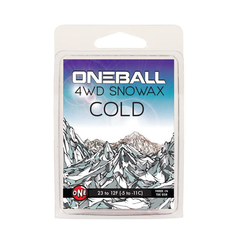 One Ball 4WD Cold Snowboard Wax 165g