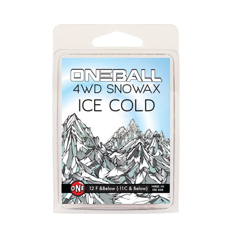One Ball 4WD Ice Snowboard Wax 165g
