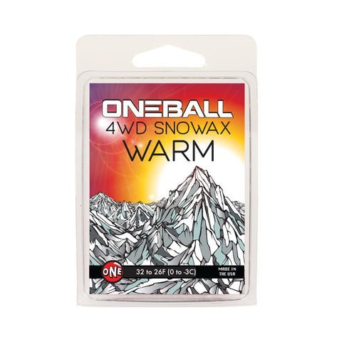One Ball 4WD Warm Snowboard Wax 165g
